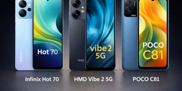 Infinix Hot 70, HMD Vibe 2 5G, POCO C81 | Budget smartphones