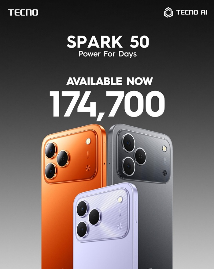 TECNO SPARK 50 Specs and price in Nigeria