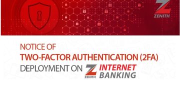 Zenith Bank Internet banking 2FA
