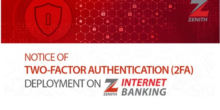 Zenith Bank Internet banking 2FA