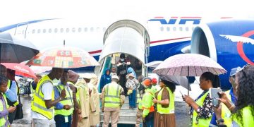 Air Peace South Africa evacuation flight