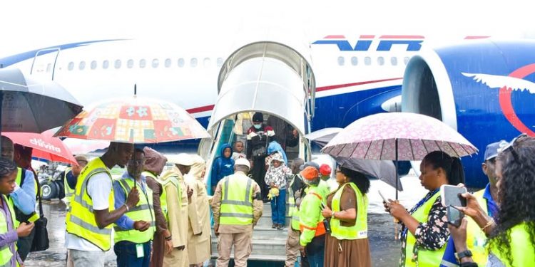 Air Peace South Africa evacuation flight