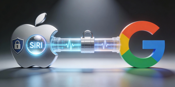 Apple Siri AI and Google