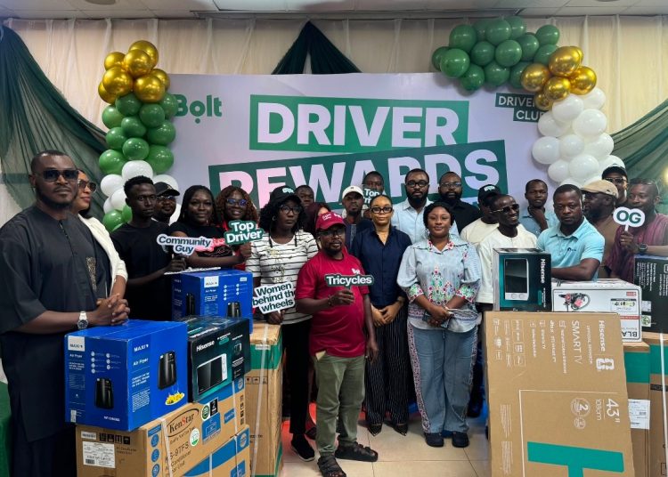 Bolt rewards top drivers in Nigeria