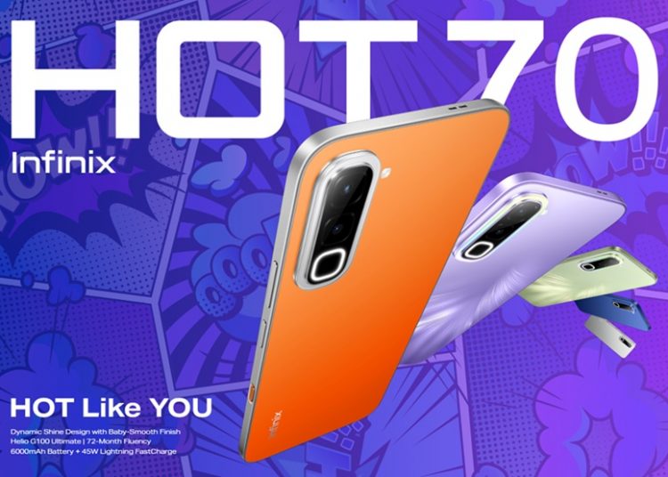 Infinix HOT 70 brings together expressive design