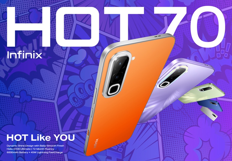 Infinix HOT 70 brings together expressive design