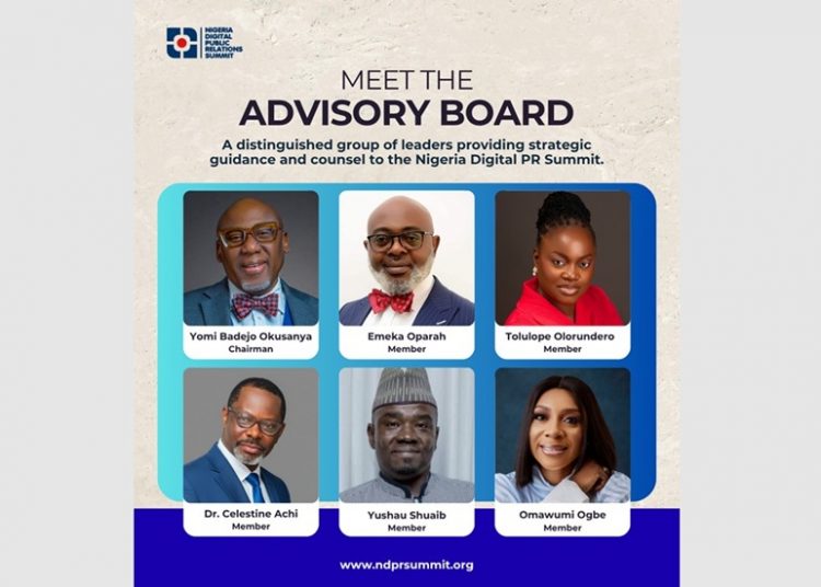 Nigeria Digital Public Relations Summit advisory board unveiled