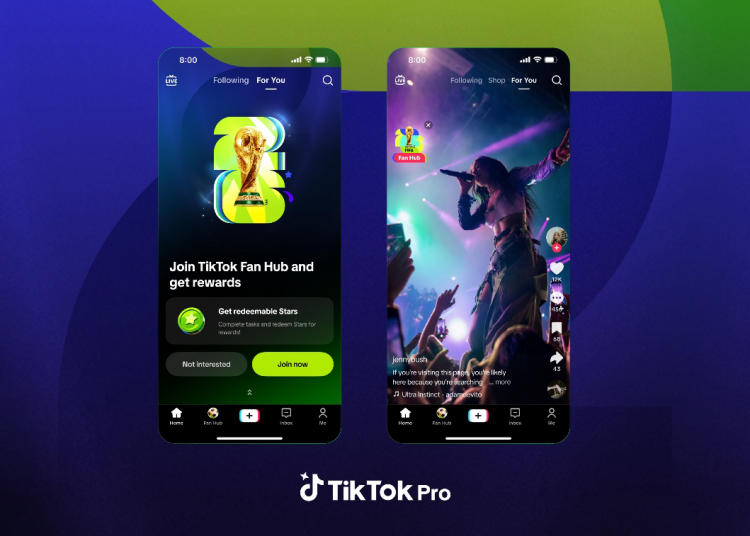 TikTok Pro Events app FIFA World Cup 2026