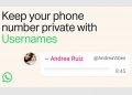 WhatsApp Usernames