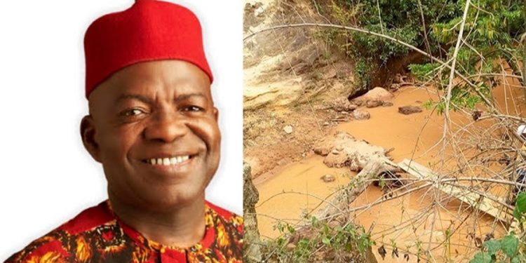 Mmam Bridge | Governor Alex Otti of Abia State
