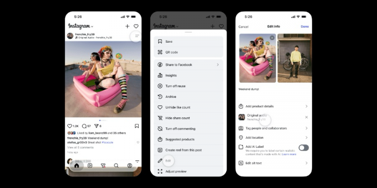 Instagram Replace Audio tool