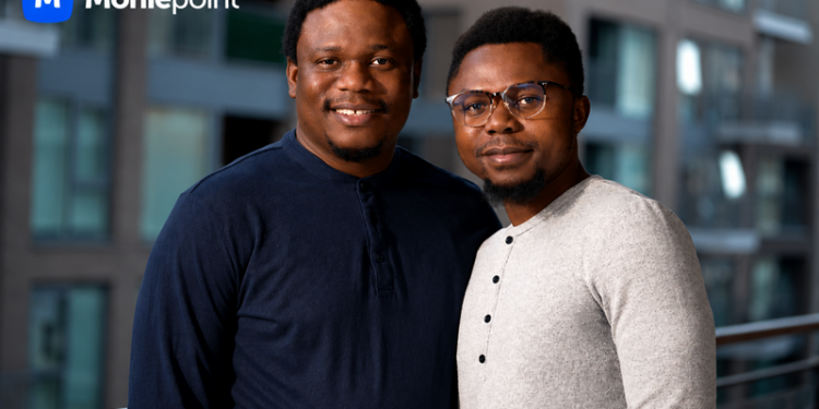 Moniepoint founders - Tosin Eniolorunda and Felix Ike