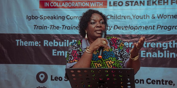Prof. Gloria Ernest-Samuel, Director of the Leo Stan Ekeh Foundation