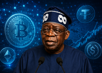 Tinubu and Virtual Assets - design by AI